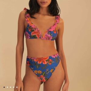 FARM Rio summer fruit high waist bikini bottom